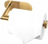 Držiak na toaletný papier SAMOLEPIACI WC Loft kúpeľňový zlatý elegantný