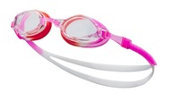 Okulary pływackie dla dzieci NIKE OS junior różowo-białe