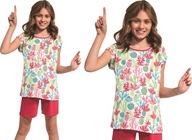 CORNETTE dievčenské pyžamo 357/79 CACTUS 110-116