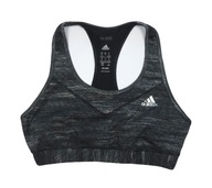 ADIDAS Szary Biustonosz Sportowy Top Logo M 38