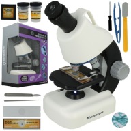 OKTATÓ MIKROSZKÓP LED FÉNY NAGYÍTÁS 1200X AJÁNDÉK GYERMEK