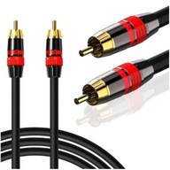 KABEL PRZEWÓD RCA RCA SUBWOOFER PREMIUM MOZOS - 3M