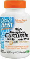Doctor's Best Extrakt z koreňa kurkumy BioPerine 1000mg 120 tabliet