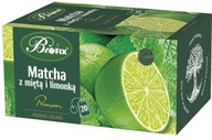 BIFIX BIOFIX premium herbata zielona MATCHA Z MIĘTĄ I LIMONKĄ 20tb