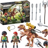 PLAYMOBIL DINO RISE OBRANA PRED PYTLIAKMI DINOSAUROV DEINONYCH STAVEBNICA