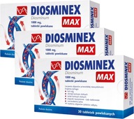 Diosminex Max diosmina żylaki 1000 mg 3 x 30 tab