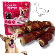 Pochúťka pre psa TWIST s kačicou Duck Rawhide Twist 100g HAUHEAVEN