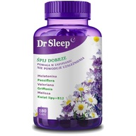 Melatonín Medovka Tablety na spánok Dr. Sleep Horský ruženec 180 tabliet