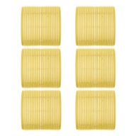 Efalock plastové valčeky suché zipsy 66mm 6ks žlté