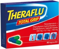 Theraflu Total Grip PRZEZIĘBIENIE GRYPA 16 kaps.