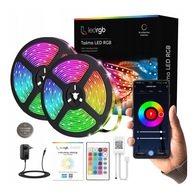 Taśma LED 12M RGB 5050 WiFi PILOT APLIKACJA TUYA ZESTAW MUZYKA TIMER 12V