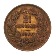 [M12041] Luksemburg 2 1/2 centimes 1908