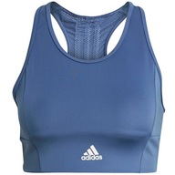 XL Stanik sportowy damski adidas 3-Stripes Sport Bra Top niebieski GL3808 X