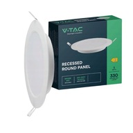 Panel LED V-TAC Wpuszczany Premium Downlight 3W Okrągły fi90 4000K 330lm