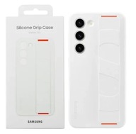 ORYGINALNE ETUI SILICONE GRIP CASE Z PASKIEM SAMSUNG S23 Kabura Cover biały