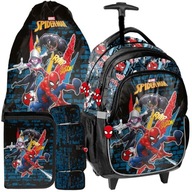 ZESTAW szkolny plecak na kółkach Paso Marvel Spider-Man Spiderman | Dla chł