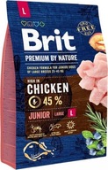 BRIT Premium By Nature Junior L - sucha karma dla szczeniąt dużych ras - 3