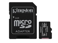 Karta microSDXC KINGSTON Canvas Select Plus 64GB