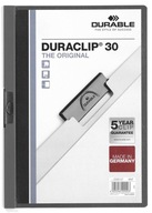 Skoroszyt zaciskowy Durable Duraclip A4 grafitowy