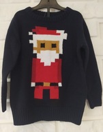 Sweter z Mikołajem Świąteczny 92 cm E2152