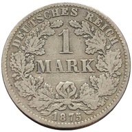 89562. Niemcy, 1 marka, 1875r., H - Ag