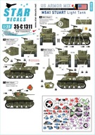 Star Decals 35-C1311 1/35 M5A1 Stuart in Europe