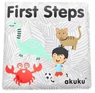 Książeczka edukacyjna FIRST STEPS Akuku z piszczkiem do wanny