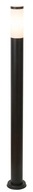 Vonkajšie záhradné stojacie svietidlo čierny matný stĺpik tuba 110 cm Rabalux