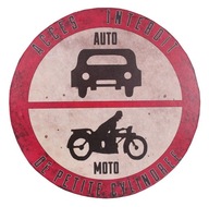OZDOBNÁ TABUĽA Industrial Auto-Moto Antic Line