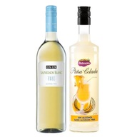 CIN CIN SAUVIGNON BLANC wino bezalkoholowe + PINACOLADA drink bezalkoholowy