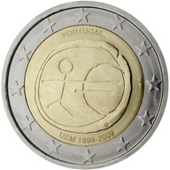 2 euro PORTUGALIA 10 lat strefy euro 2009