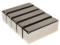 MAGNES NEODYMOWY PŁYTKOWY MOCNY 40x15x10mm 5szt.