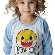 Bielo-modré pyžamo Baby Shark - Ponorte sa do dobrodružstva! 116cm
