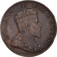 Moneta, Hong Kong, Edward VII, Cent, 1903, AU(50-5