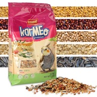 Karma dla PAPUG 2,5 kg POKARM Jedzenie Ptaków NIMFY PEŁNOPORCJOWA WITAMINY