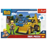 PUZZLE 30 UKŁADANKA BOB BUDOWNICZY MASZYNY BUDOWLANE BOB BUILDER 3+ TREFL