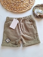 Krátke šortky Pomp De Lux 104 zelené tepláky bavlna