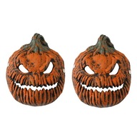 Halloween tekvica maska dekoratívne novinka remeselné dekorácie hlava 2 kusy