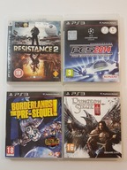 4 GRY RESISTANCE 2 BORDERLANDS PRE-SEQUEL PES 2014 DUNGEON SIEGE III / PS3