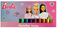 Plastelina St. Majewski 12 kolorów BARBIE