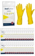 Rękawiczki Gospodarcze Żółte Lateksowe XL 120 Pár