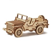 Drevené puzzle 3D Jeep