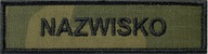 Nazwisko WOJSKO wz2010 us-22 imiennik na mundur