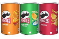 Zestaw Pringles Chipsy Original Paprika Sour Cream Onion 3szt x 70g