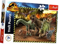 Puzzle 200 elementów. Dinozaury z Parku Jurajskiego