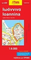 IOANNINA / JANINA plan miasta 1:8 000 ORAMA