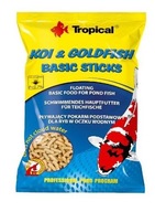 Pokarm podstawowy dla ryb oczkowych Tropical Koi & Goldfish Basic Sticks 1l