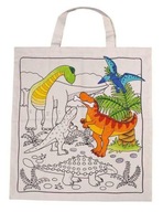 Bavlnená taška na maľovanie Dinosaurus Goki