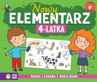 Nauka CZYTANIA KSIĄŻECZKA edukacyjna 240x200mm NOWY ELEMENTARZ 4-LATKA