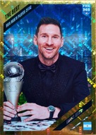 PANINI nálepky FIFA 365 2024 NÁLEPKA 406 BEST PLAYER 2022 LIONEL MESSI